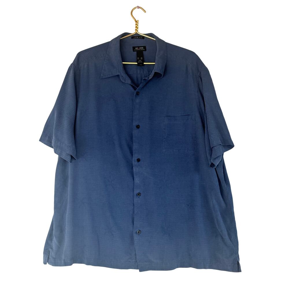 Silk button up